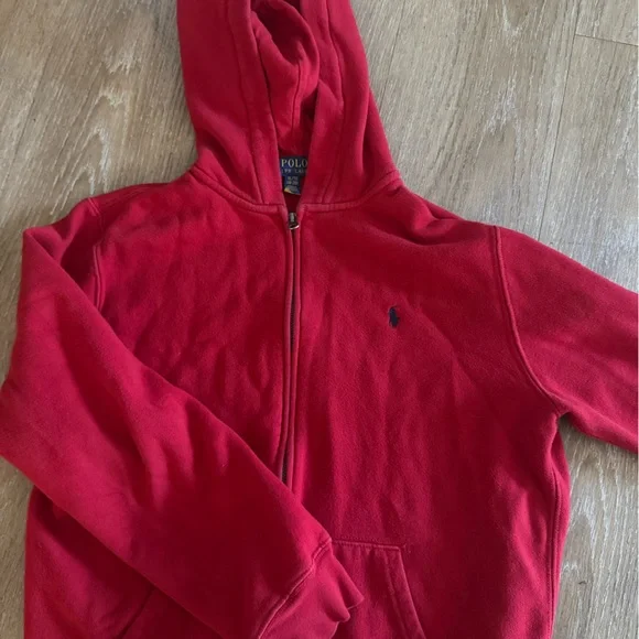 Pants n hoodie set Polo by Ralph Lauren Bold Red Knit - Picture 2 of 4